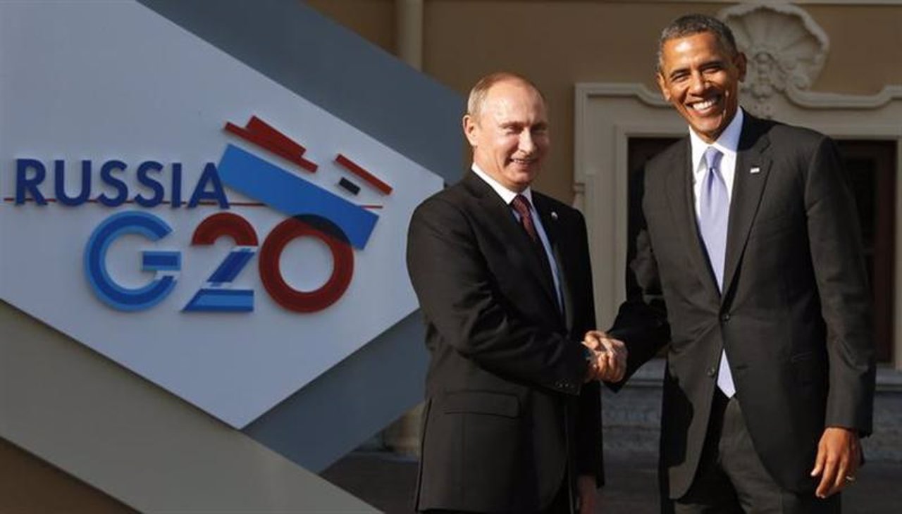 Vladimir Putin y Barack Obama