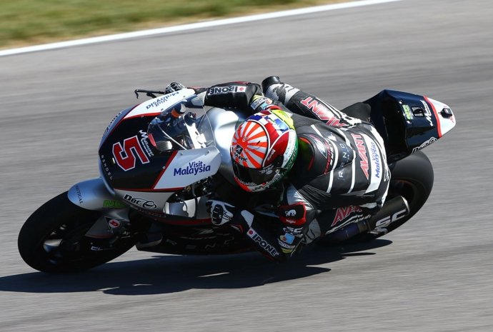 Johann Zarco, en competición