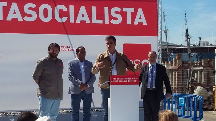 Pedro Sánchez (PSOE) Miquel Iceta (PSC)