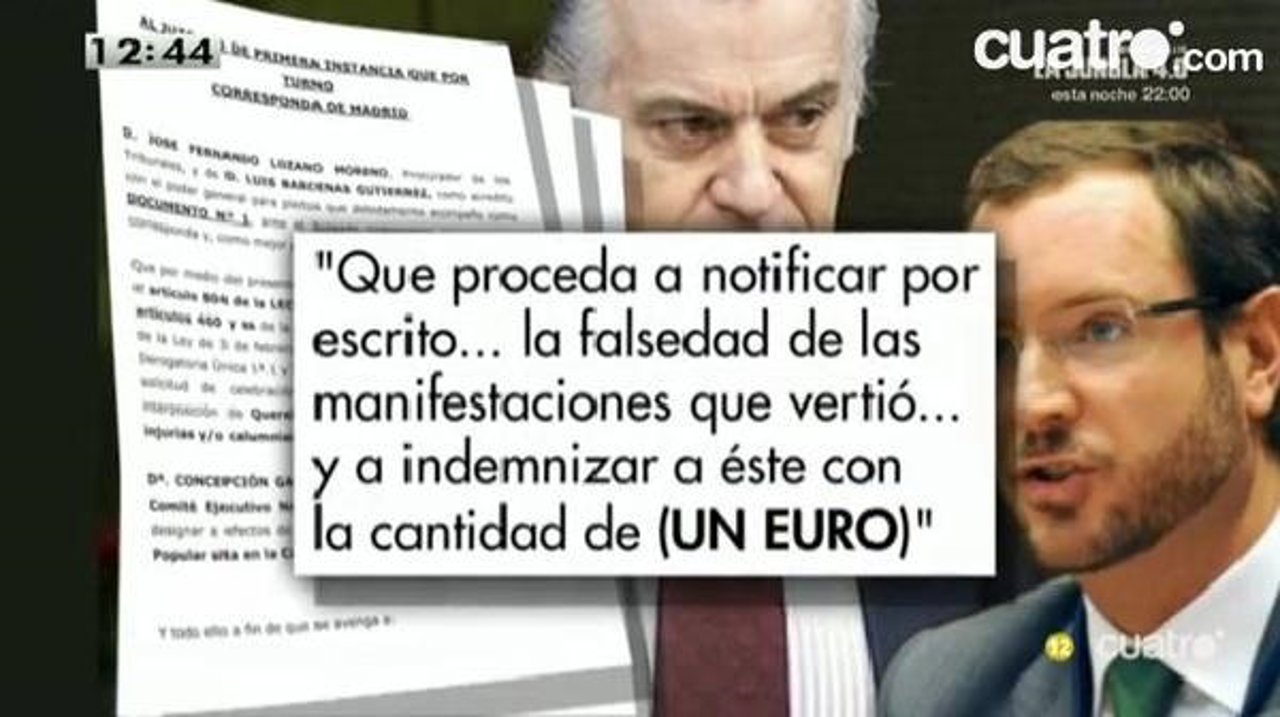 Tuit de la denuncia a Gamarra