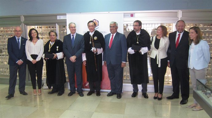 Inauguración del curso en la UCO con el rector y el consejero