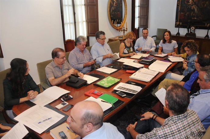 Celebración de la reunión en Diputación