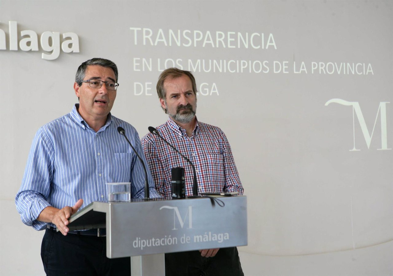 Francisco Salado vicepresidente de Diputación y Gonzalo Sichar portavoz Cs dipu