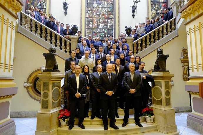 Francisco De la Torre en la presentación de la web de Málaga Valley Innova