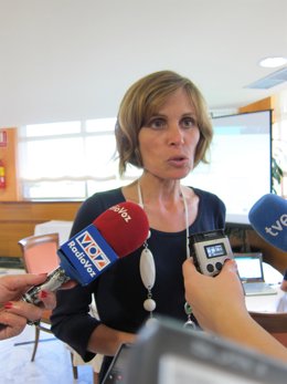La directora de Turismo de Galicia, Nava Castro, en declaraciones a los medios