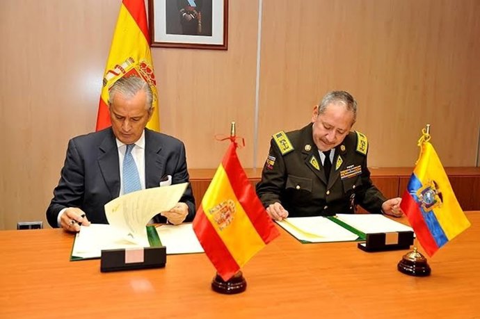 Guardia Civil y Policía Nacional de Ecuador firman protocolo