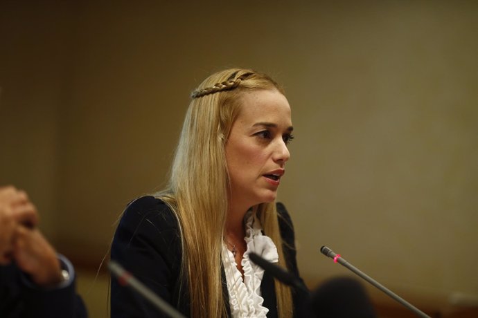 Lilian Tintori, mujer de Leopoldo López, en España