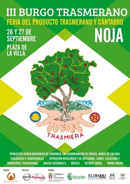 Cartel de la feria de productos trasmeranos