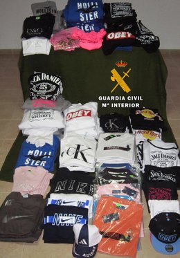 Prendas falsificadas