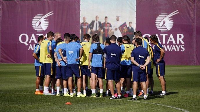 Barcelona entrenamiento
