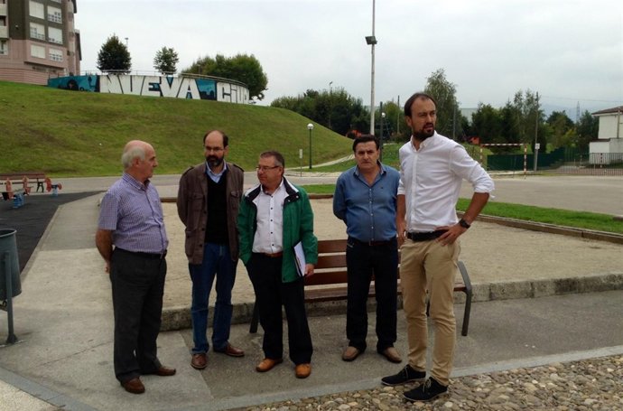 Visita al parque infantil de Nueva Ciudad en Torrelavega