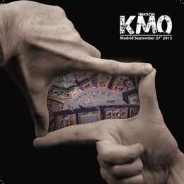 Cartel del triatlón KM0