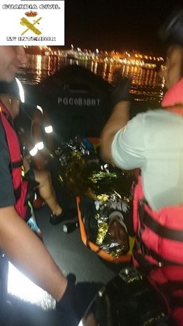 Traslado de persona herida en Melilla