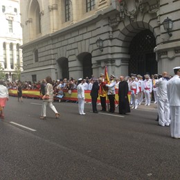Jura de Bandera en el Paseo del Prado