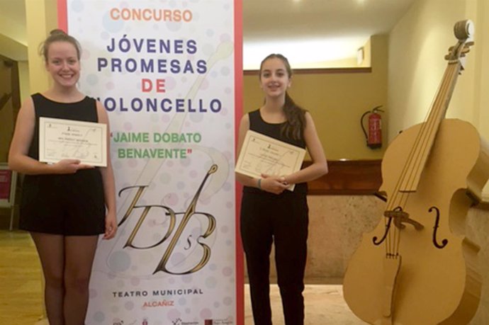 Las cántabras premiadas en el Concurso de Jóvenes Promesas de Violonchelo 