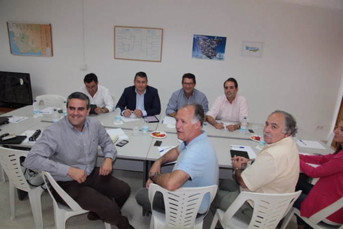 Reunión de alcaldes del PP en Chipiona (Cádiz)