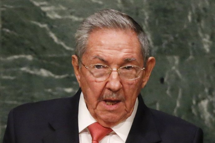 El presidente de Cuba, Raúl Castro, en la Asamblea General de la ONU