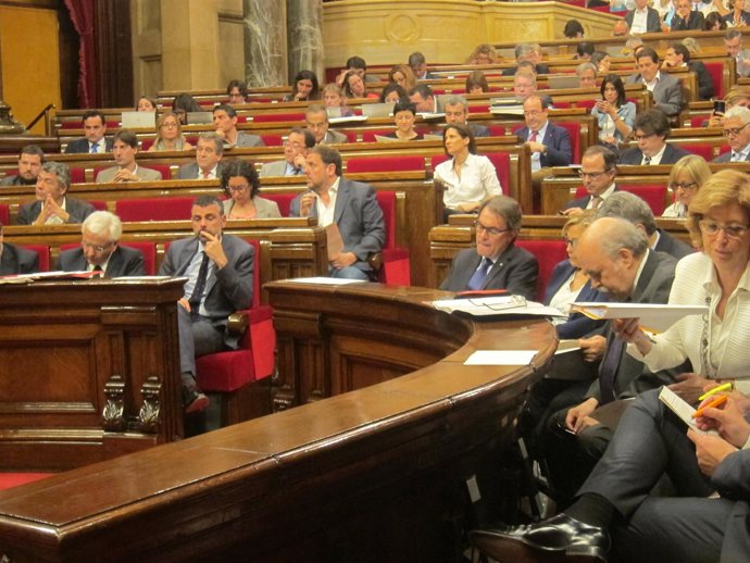 Pleno del parlament.