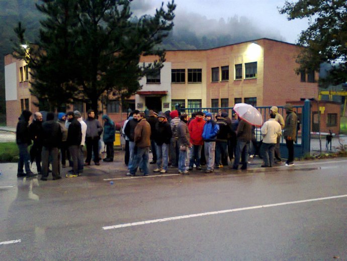 Trabajadores de Felguera Melt.