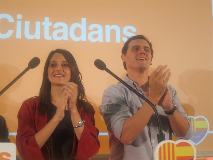 Inés Arrimadas y Albert Rivera, C's