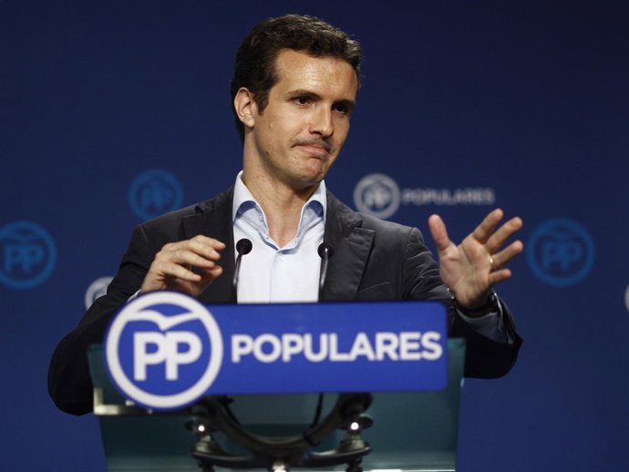 Pablo Casado tras las elecciones catalanas