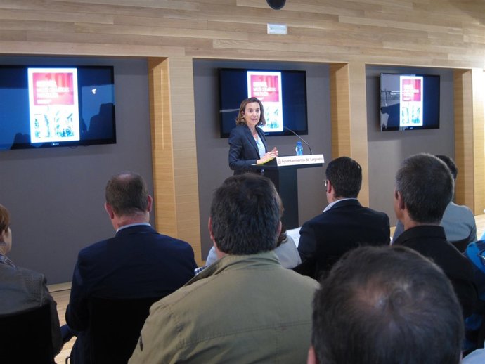 Cuca Gamarra, en su intervención en el Espacio Lagares
