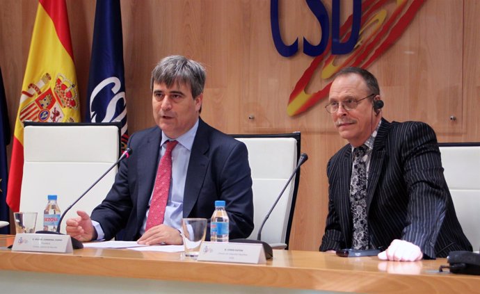 Miguel Cardenal,Chris Eaton,ponencia de la jornada Integridad en el deporte 