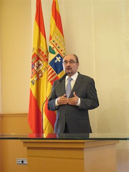 El presidente del Gobierno de Aragón, Javier Lambán.