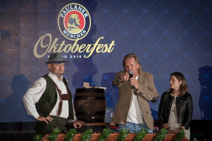 Bernd Schuster en el Oktoberfest de Madrid 