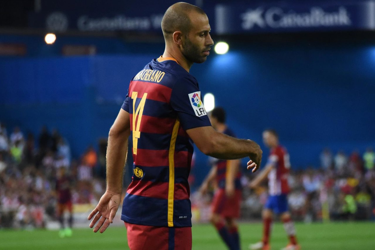 Mascherano,  Atlético de Madrid- F.C.Barcelona 12-09-2015