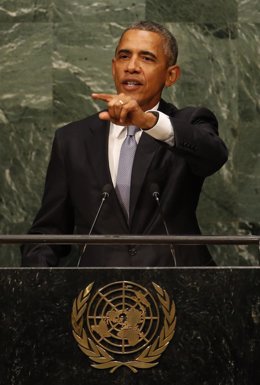 El presidente de Estados Unidos, Barack Obama, en la ONU