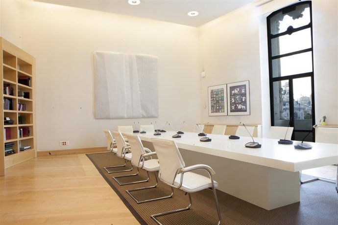 Despacho de Carmena reconvertido en sala de Juntas