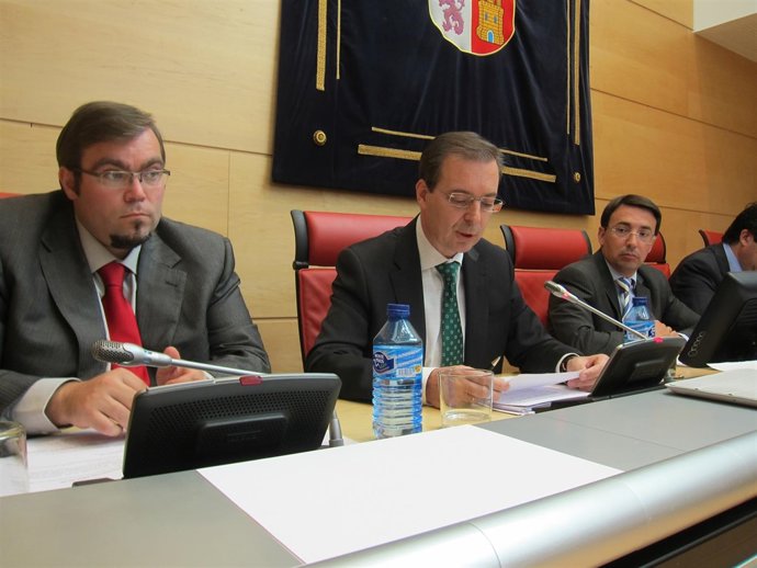 Germán Barrios en su comparecencia en las Cortes