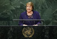 Bachelet llama a respetar los tratados internacionales ante la Asamblea de la ONU