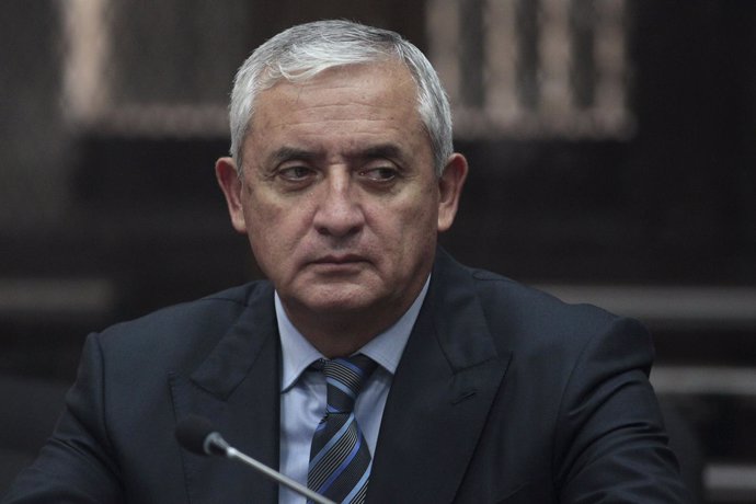El expresidente de Guatemala Otto Pérez Molina comparece en un tribunal