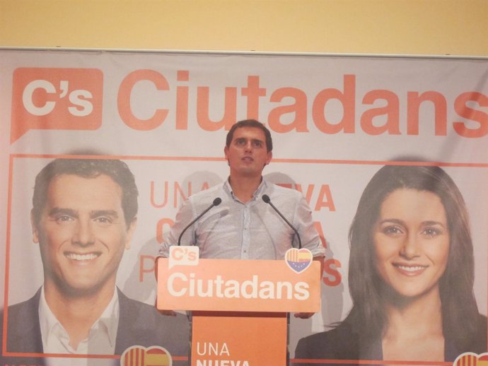 El líder de C's, Albert Rivera