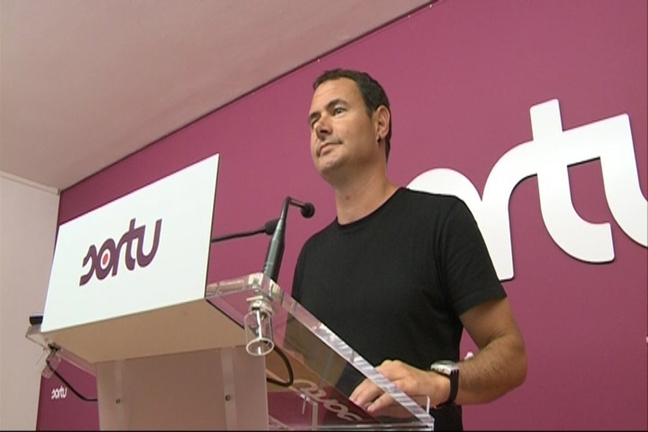 Hasier Arraiz,  presidente de Sortu