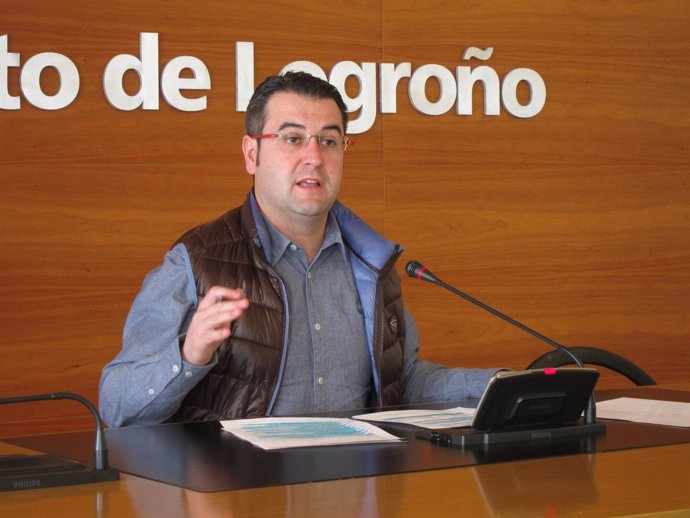 Javier Merino, en la rueda de prensa