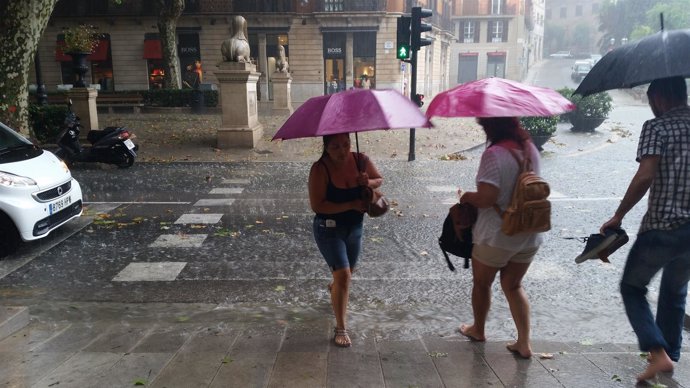 Lluvia en Palma