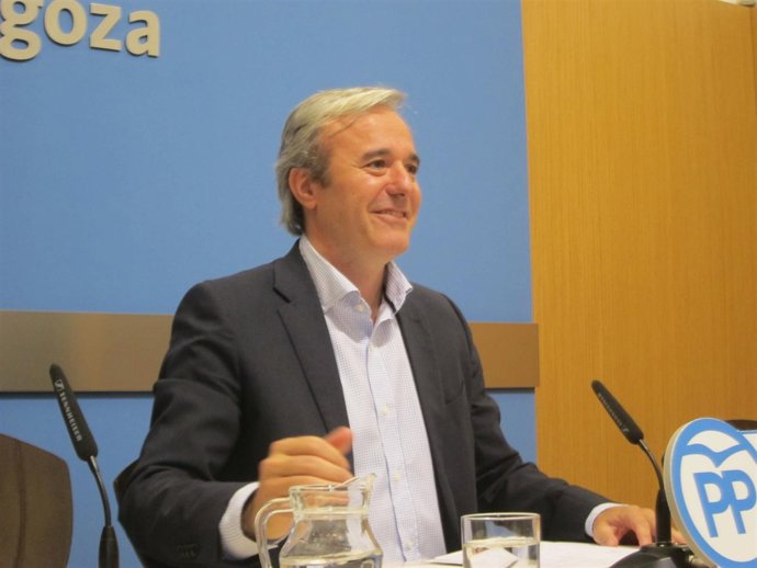 El concejal del PP, Jorge Azcón