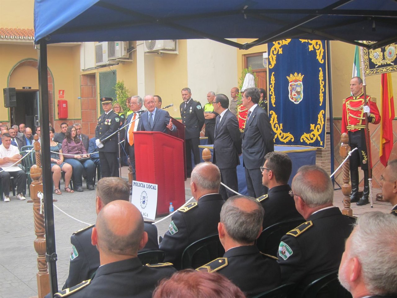Francisco de la Torre en acto Policia Local