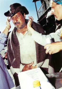 Sancho Gracia en un fotograma de '800 balas'