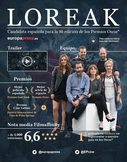 Las claves de Loreak, la apuesta española para los Oscar