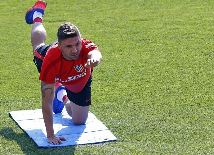 Siqueira, Entrenamiento del Atlético de Madrid