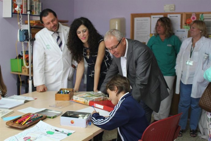 Aula hospitalaria del Puera del Mar en Cádiz