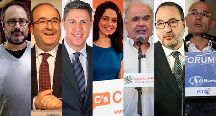 Candidatos de las elecciones catalanas del 27S de 2015