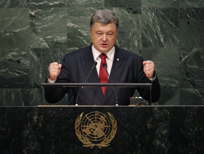 El presidente de Ucrania, Petro Poroshenko