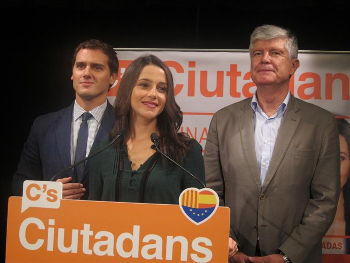 A.Rivera, I.Arrimadas, M.Alonso (C's)