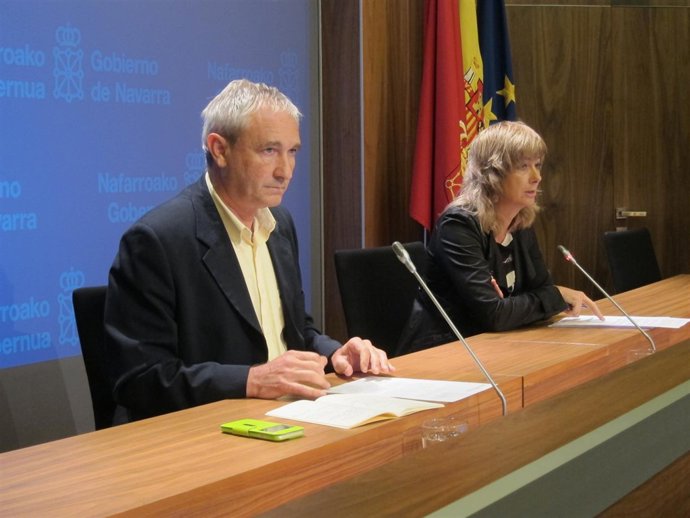 Mikel Aranburu y Ana Ollo.