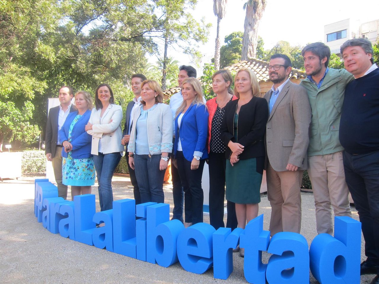 Acto del PP en el Botánico de Valencia